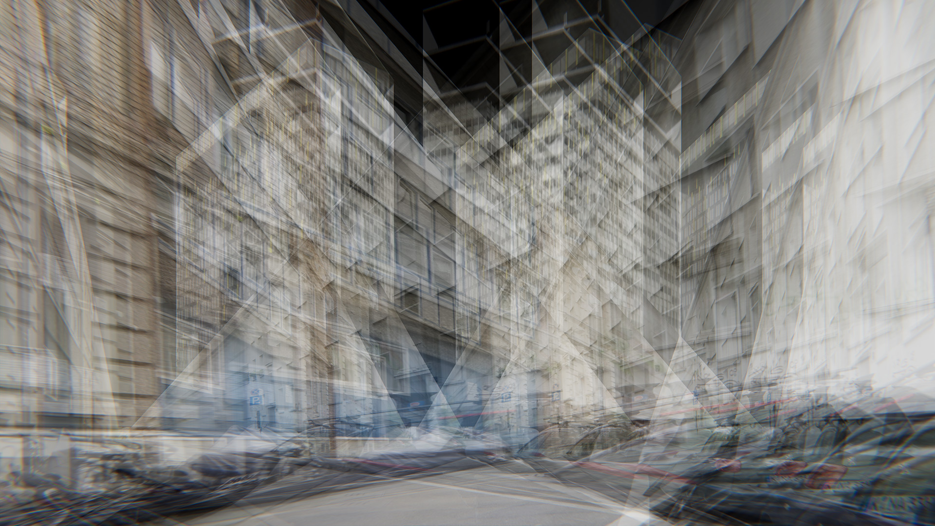 multiexposure of building viewed from different angles