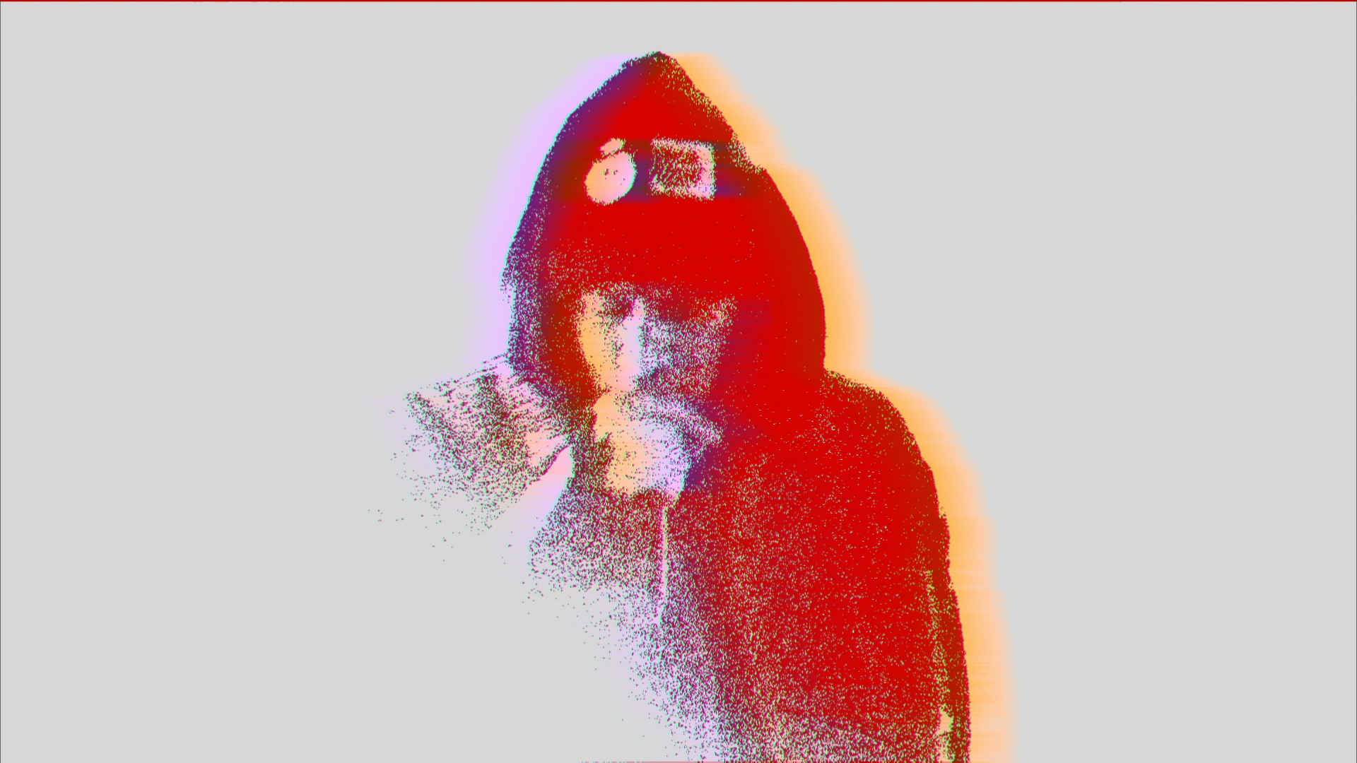 MC 'Dendemann' in stylized red and white